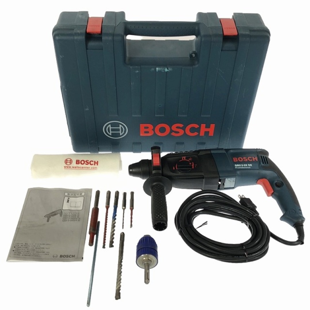 BOSCH - ☆中古品☆BOSCH ボッシュ 100V 26mm ハンマードリル BOSCH - ☆中古品☆BOSCH ボッシュ 100V 26mm ハンマードリル