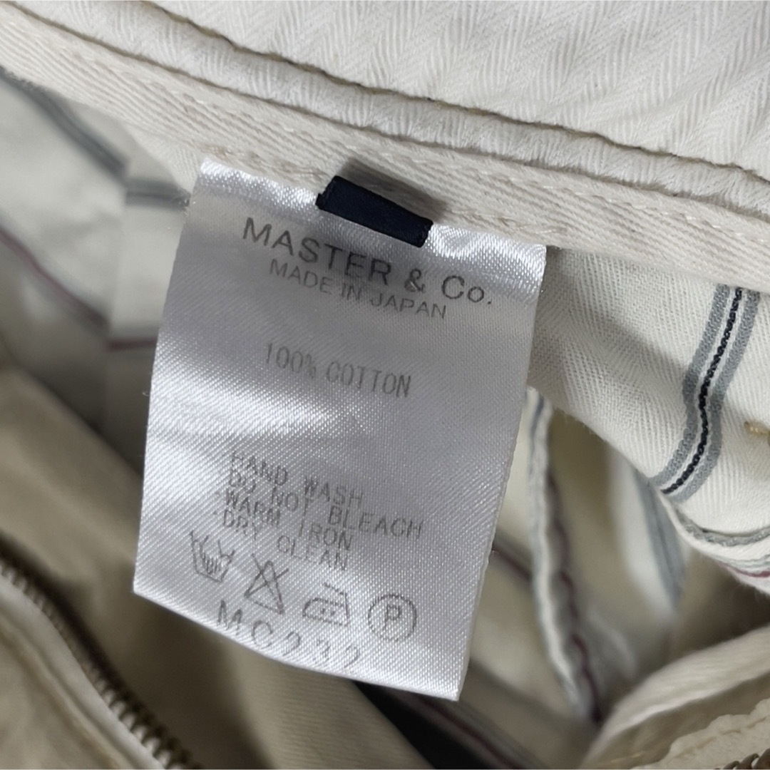 MASTER&Co. - MASTER & Co メンズ チノパン ストレートパンツ MASTER&Co. - MASTER & Co メンズ チノパン ストレートパンツ