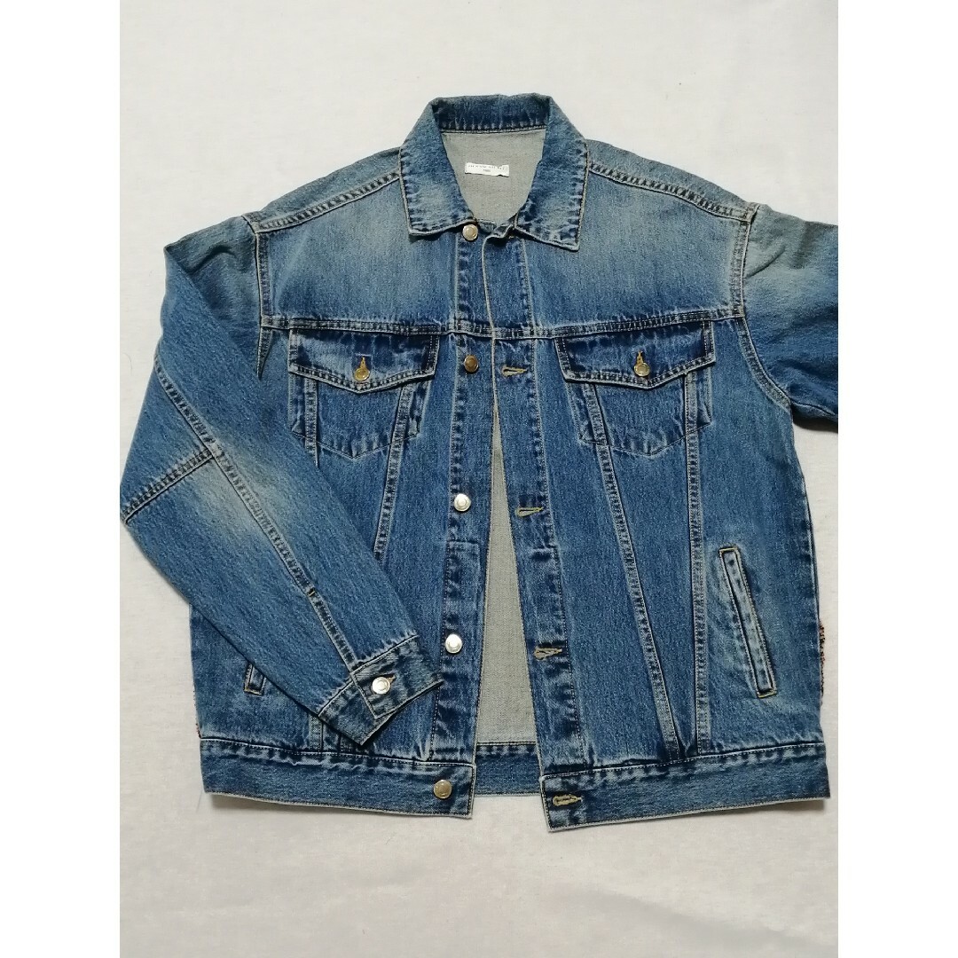 ♂新品・デニムJKT♂【IH NOM UH NIT 】ワイドシルエット 青 M G ♂新品・デニムJKT♂【IH NOM UH NIT 】ワイドシルエット 青 M G