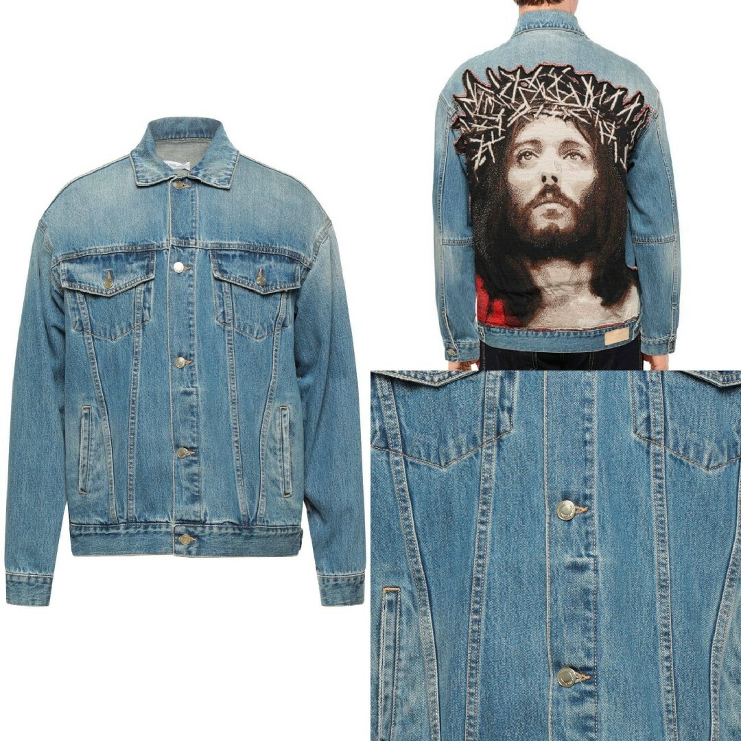 ♂新品・デニムJKT♂【IH NOM UH NIT 】ワイドシルエット 青 M ♂新品・デニムJKT♂【IH NOM UH NIT 】ワイドシルエット 青 M