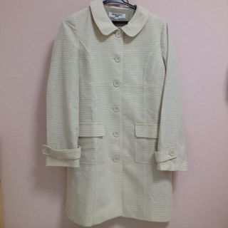 ナチュラルビューティーベーシック(NATURAL BEAUTY BASIC)のナチュビ✳︎ラメ入りツイード春コート(スプリングコート)