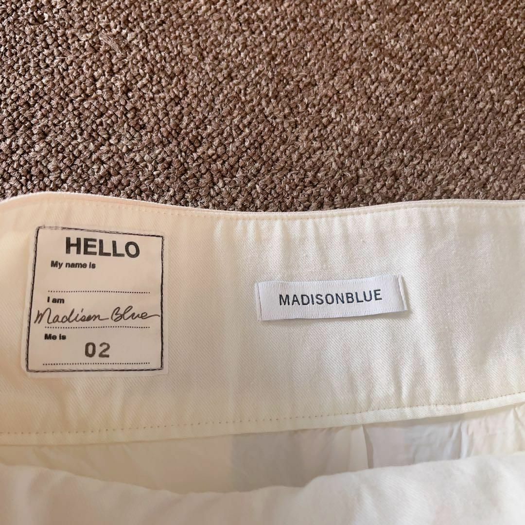 MADISON BLUE グルカ ショート パンツ ウール キュロット 白 M MADISON BLUE グルカ ショート パンツ ウール キュロット 白 M