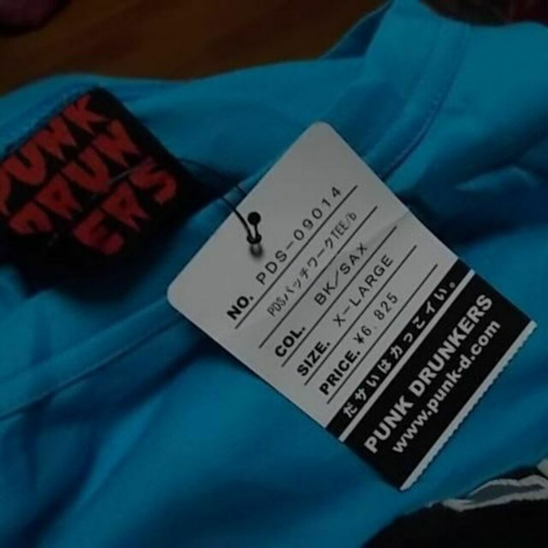 新品 punkdrunkers パッチワーク リメイク Tシャツ XL 新品 punkdrunkers パッチワーク リメイク Tシャツ XL