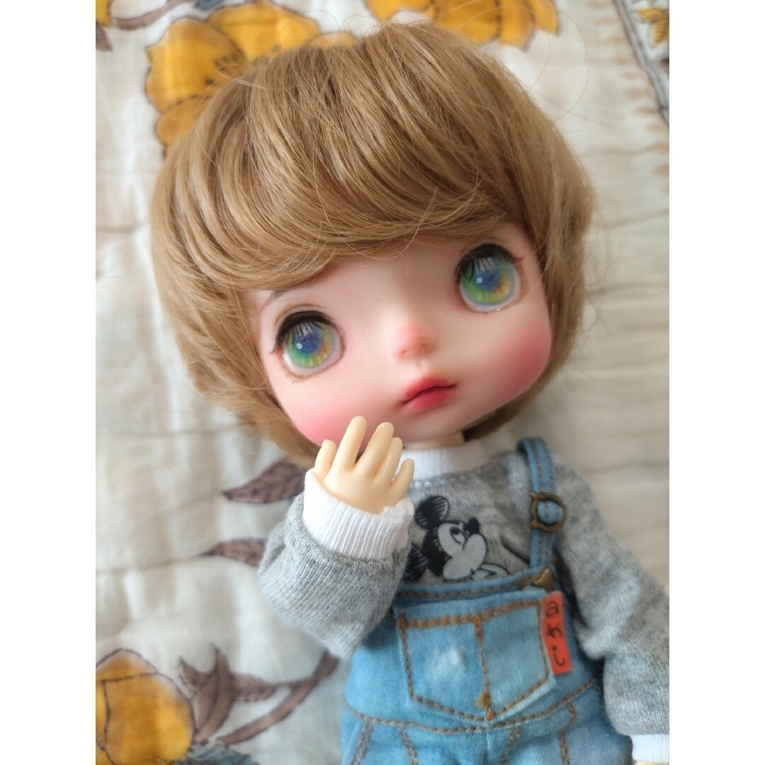 MonstDoll/モンストドールのカスタムペイント、グリーン&ブルー MonstDoll/モンストドールのカスタムペイント、グリーン&ブルー