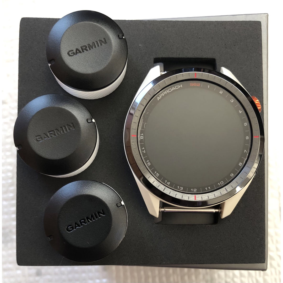 GARMIN Approach S62 ホワイト CT10 3個付 GARMIN Approach S62 ホワイト CT10 3個付