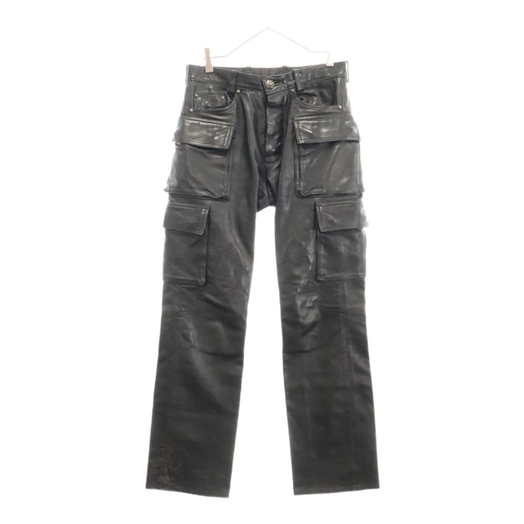 CHROME HEARTS クロムハーツ FATIGUE LTHR CRS クロスパッチ付き CHROME HEARTS クロムハーツ FATIGUE LTHR CRS クロスパッチ付き