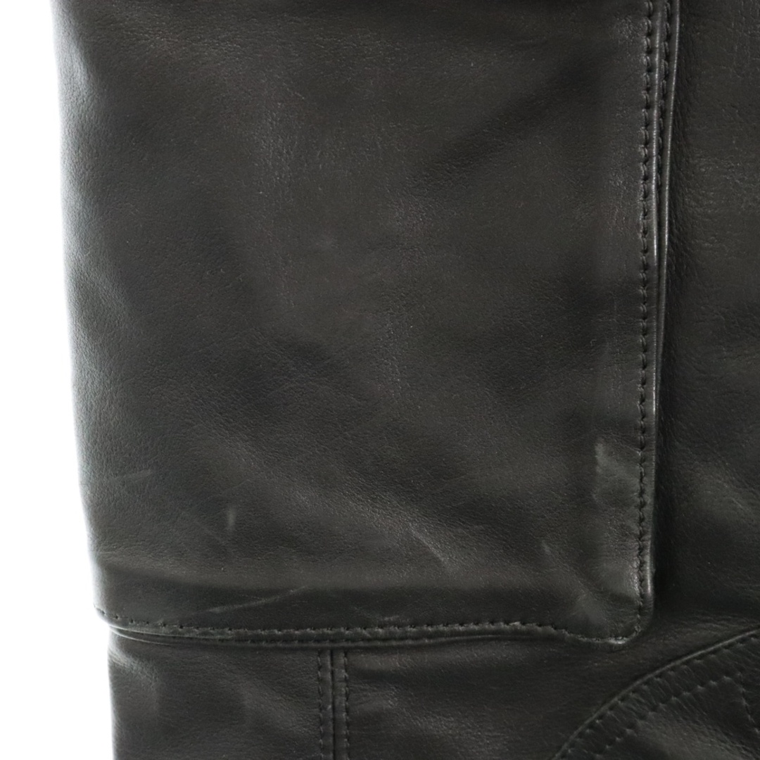 CHROME HEARTS クロムハーツ FATIGUE LTHR CRS クロスパッチ付き CHROME HEARTS クロムハーツ FATIGUE LTHR CRS クロスパッチ付き