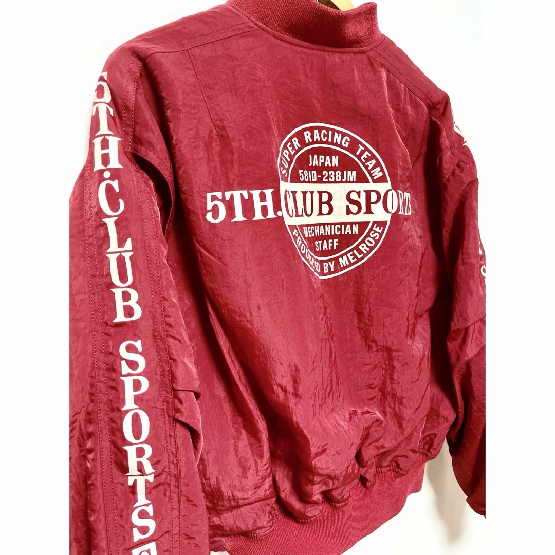 MELROSE SPORTS SESSION ブルゾン リバーシブル 赤