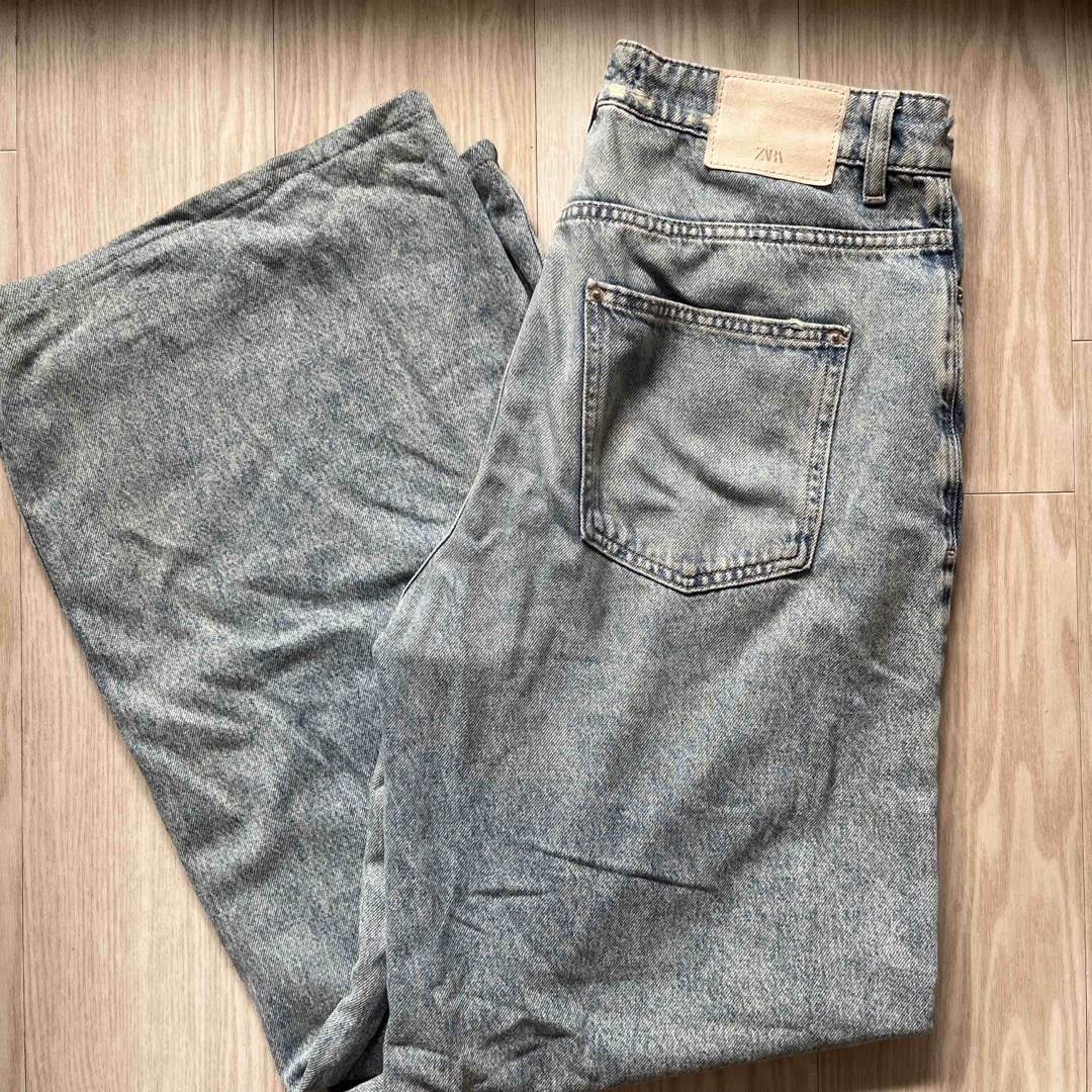 ZARA wide-leg デニムパンツacne バギー ZARA wide-leg デニムパンツacne バギー