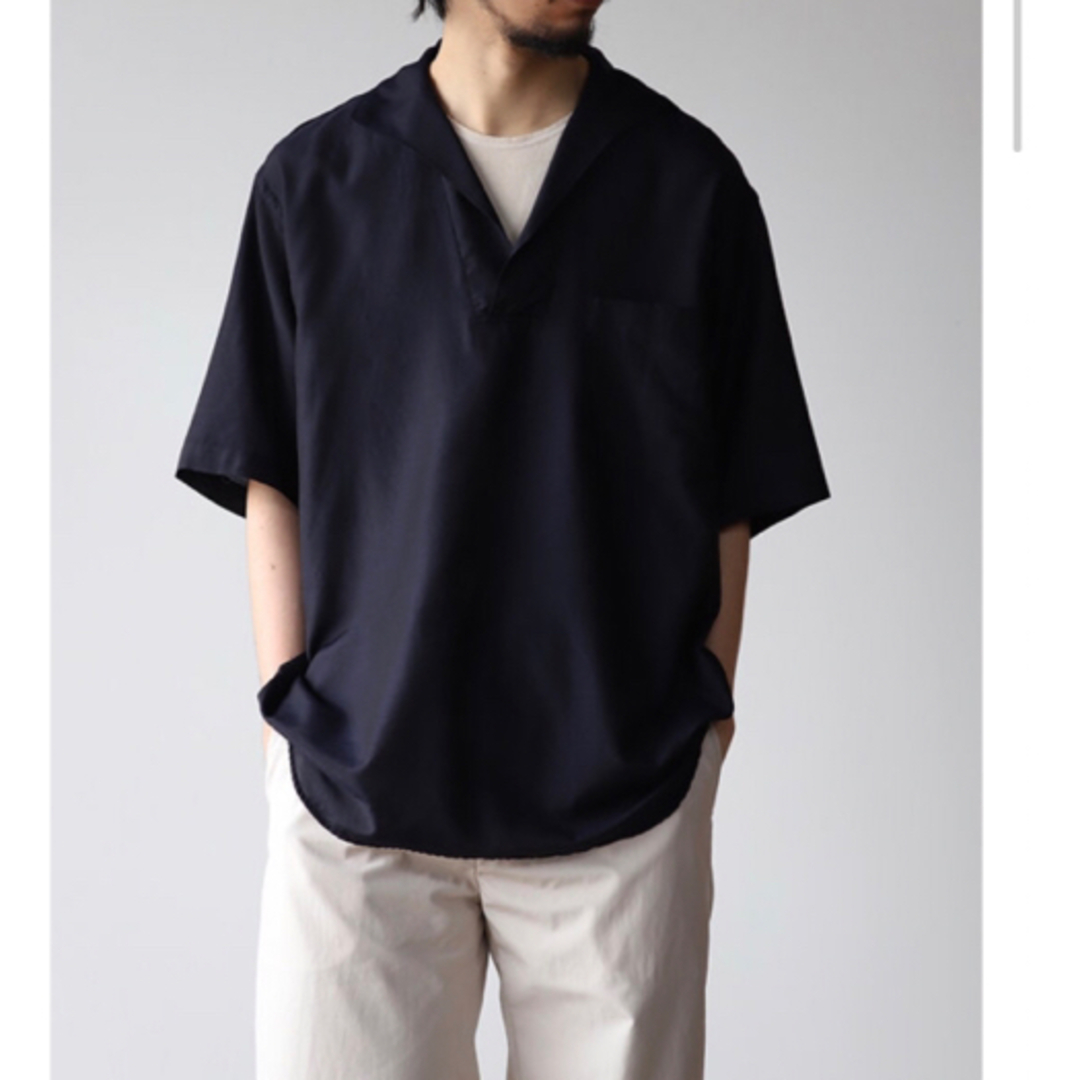 COMOLI - comoli ウールシルクスキッパー半袖シャツの通販 by COMOLI - comoli ウールシルクスキッパー半袖シャツの通販 by