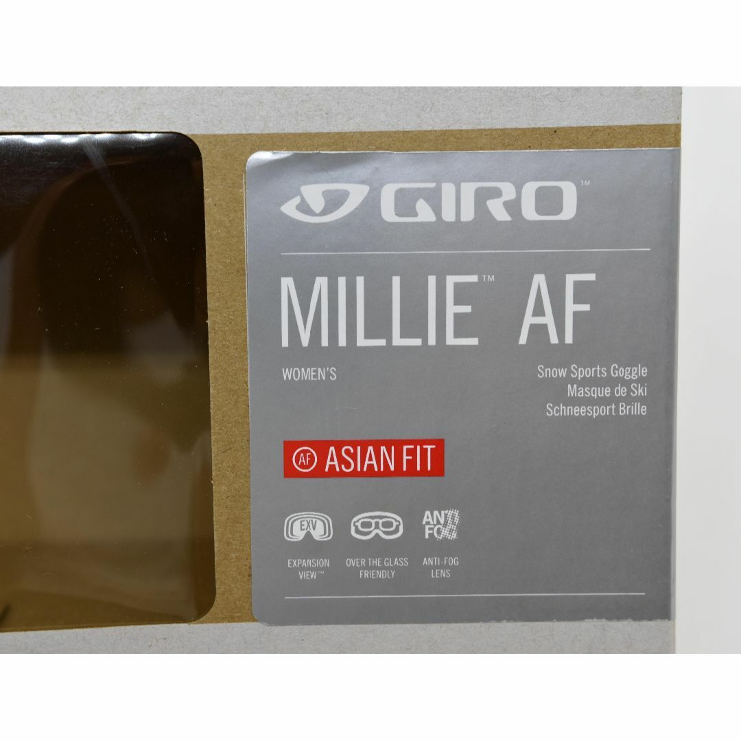 GIRO MILLE AF ゴーグル ブラック&グレイ ボタニカル LX 女性用 GIRO MILLE AF ゴーグル ブラック&グレイ ボタニカル LX 女性用