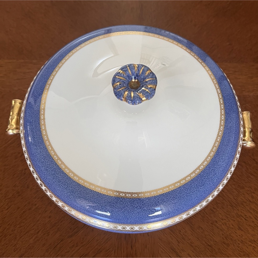 希少品】ウェッジウッド☆ユーランダーパウダーブルー☆カバード 希少品】ウェッジウッド☆ユーランダーパウダーブルー☆カバード