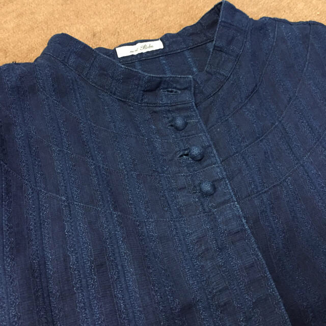 nest Robe(ネストローブ)のネストローブ インディゴ  羽織り レディースのジャケット/アウター(ノーカラージャケット)の商品写真