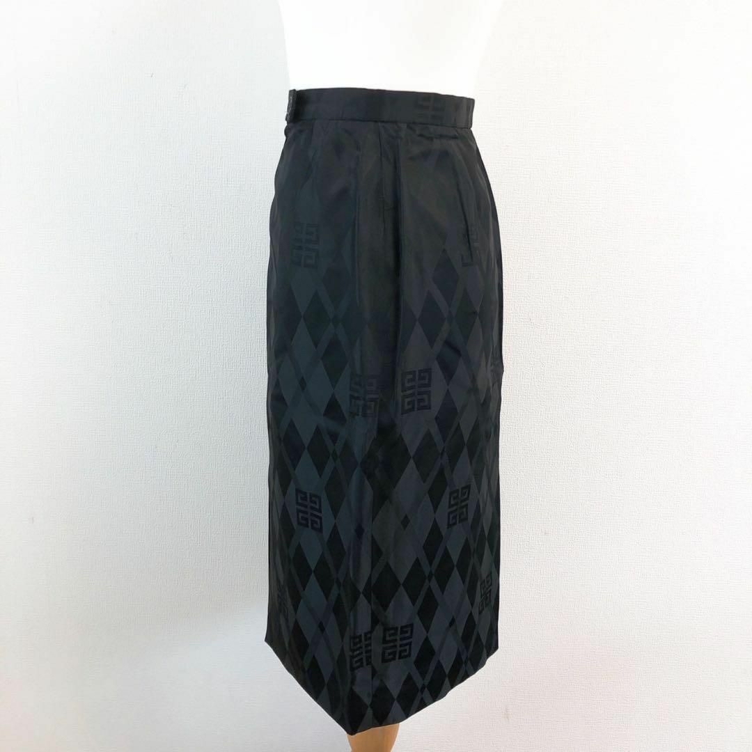 極美品 GIVENCHY ジバンシー ロングスカート タイト 全面ロゴ 総 極美品 GIVENCHY ジバンシー ロングスカート タイト 全面ロゴ 総