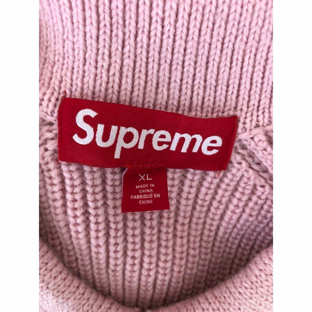 Supreme - ○Supreme Small Box Polo Sweater pink XLの通販 by Supreme - ○Supreme Small Box Polo Sweater pink XLの通販 by