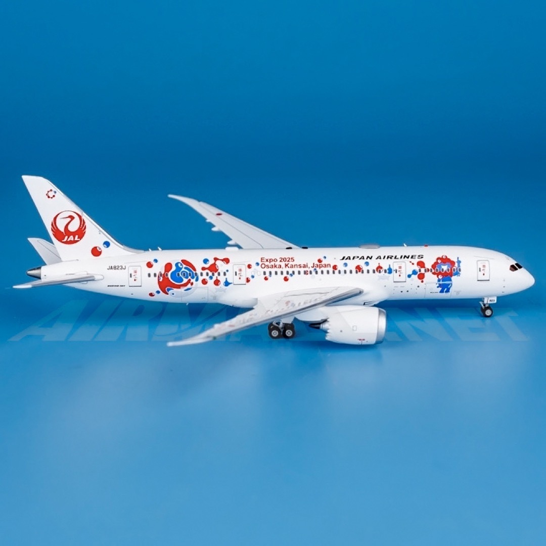 新品@JAL B787-8 2025大阪国際博覧会記念ミャクミャク特装 新品@JAL B787-8 2025大阪国際博覧会記念ミャクミャク特装