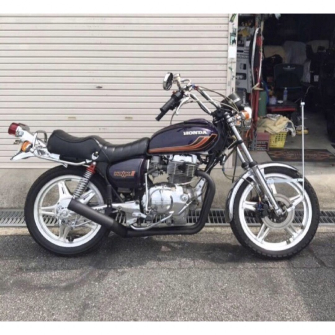 ずっと気になってた 超希少 HONDA CB250T 400Nキック付エンジン 国内25フレームの パーツ