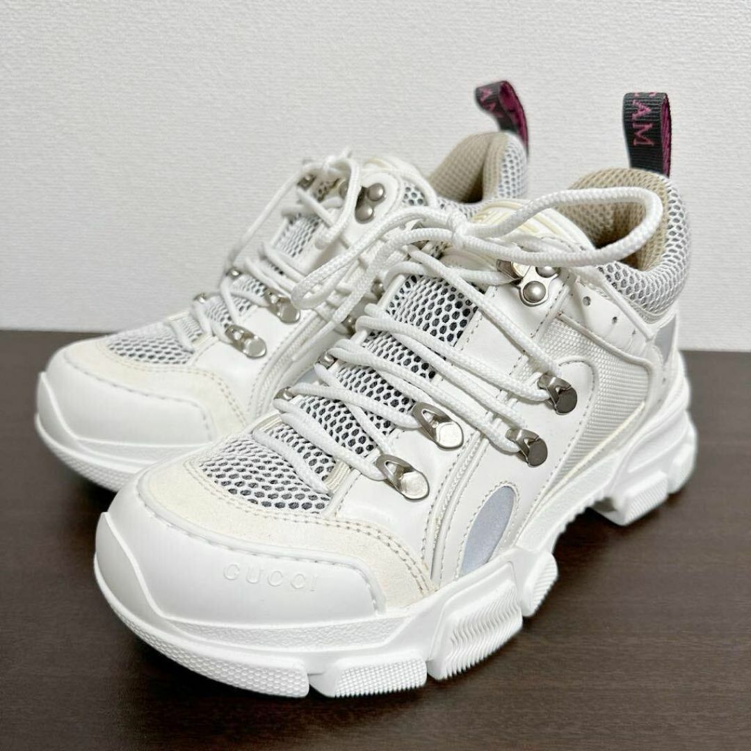 グッチ フラッシュトレック クリスタル スニーカー size 36 1/2 グッチ フラッシュトレック クリスタル スニーカー size 36 1/2
