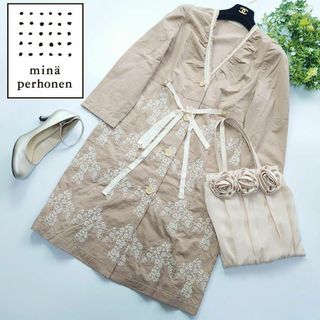 mina perhonen(ひざ丈ワンピース ・ イエロー/黄色系)のフリマ mina perhonen(ひざ丈ワンピース ・ イエロー/黄色系)のフリマ
