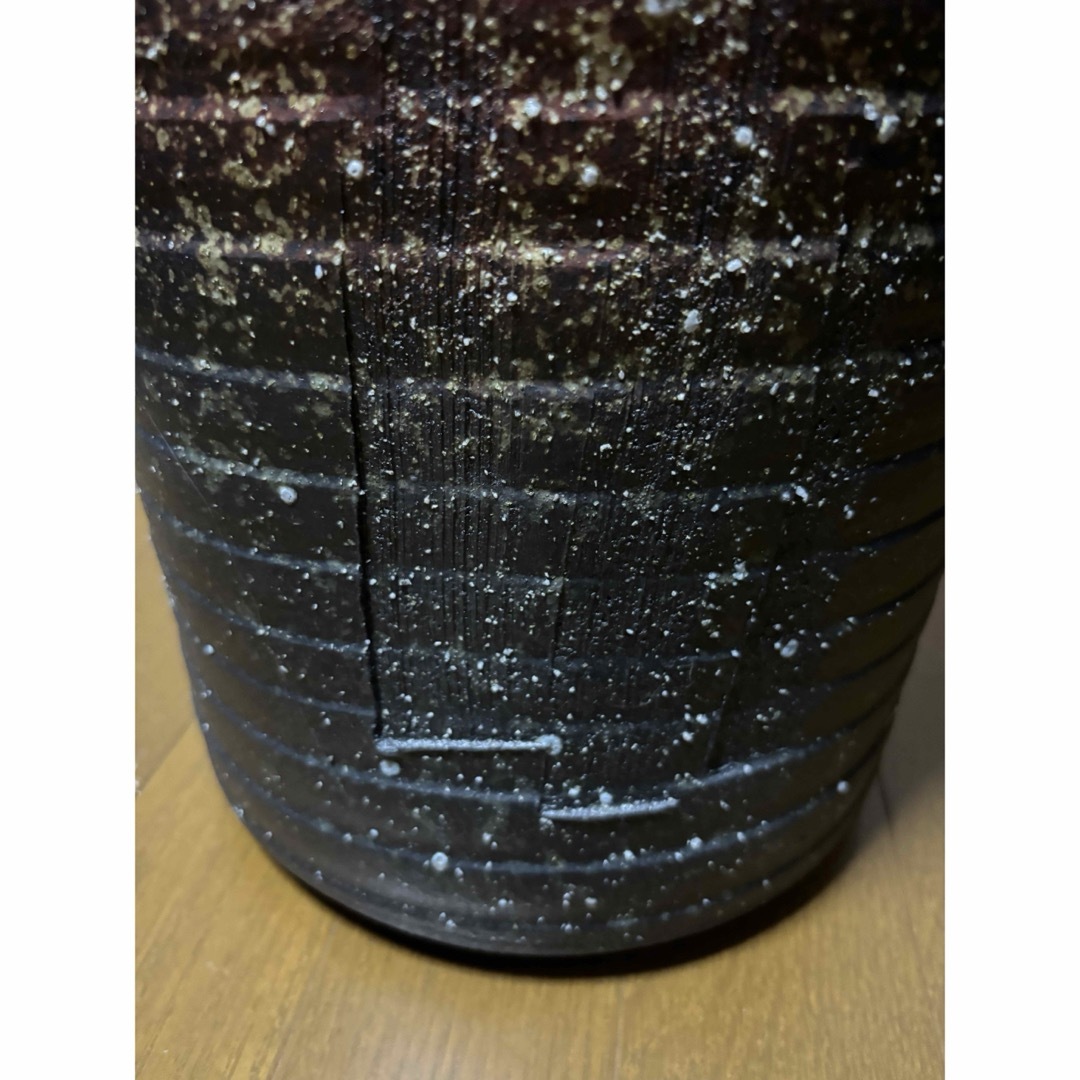 未使用・箱付】古信楽焼 櫛目 傘立て Shigaraki wareの通販 by 未使用・箱付】古信楽焼 櫛目 傘立て Shigaraki wareの通販 by