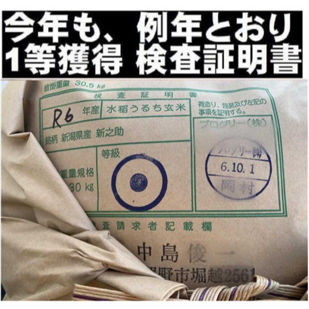 新米・令和6年産 新潟 新之助 白米5kg × 4個☆農家直送☆色彩 新米・令和6年産 新潟 新之助 白米5kg × 4個☆農家直送☆色彩