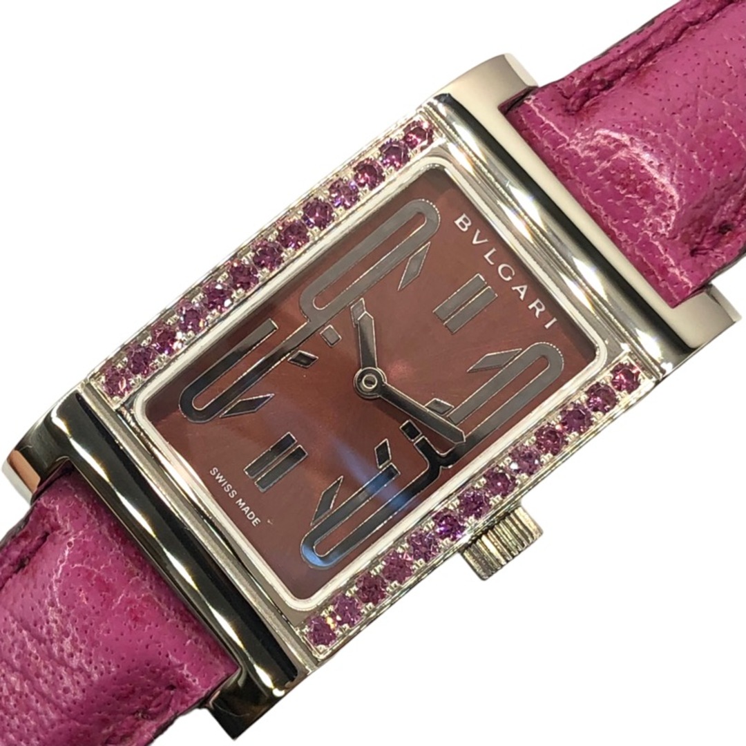 BVLGARI - 　ブルガリ BVLGARI レッタンゴロ RT39S SS クオーツ レディース 腕時計