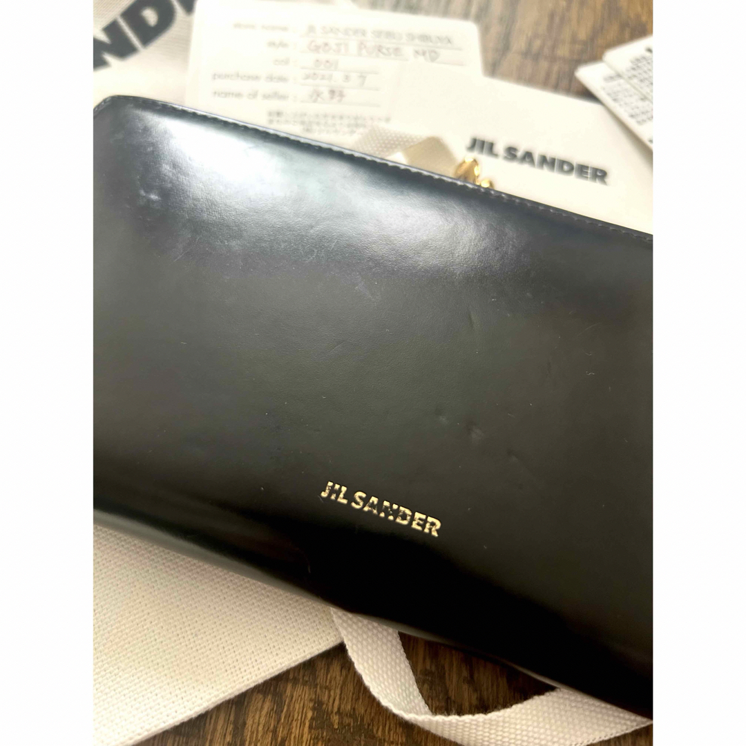 JIL SANDER - JIL SANDER 長財布 黒 レザー タグ付きの通販 by JIL SANDER - JIL SANDER 長財布 黒 レザー タグ付きの通販 by