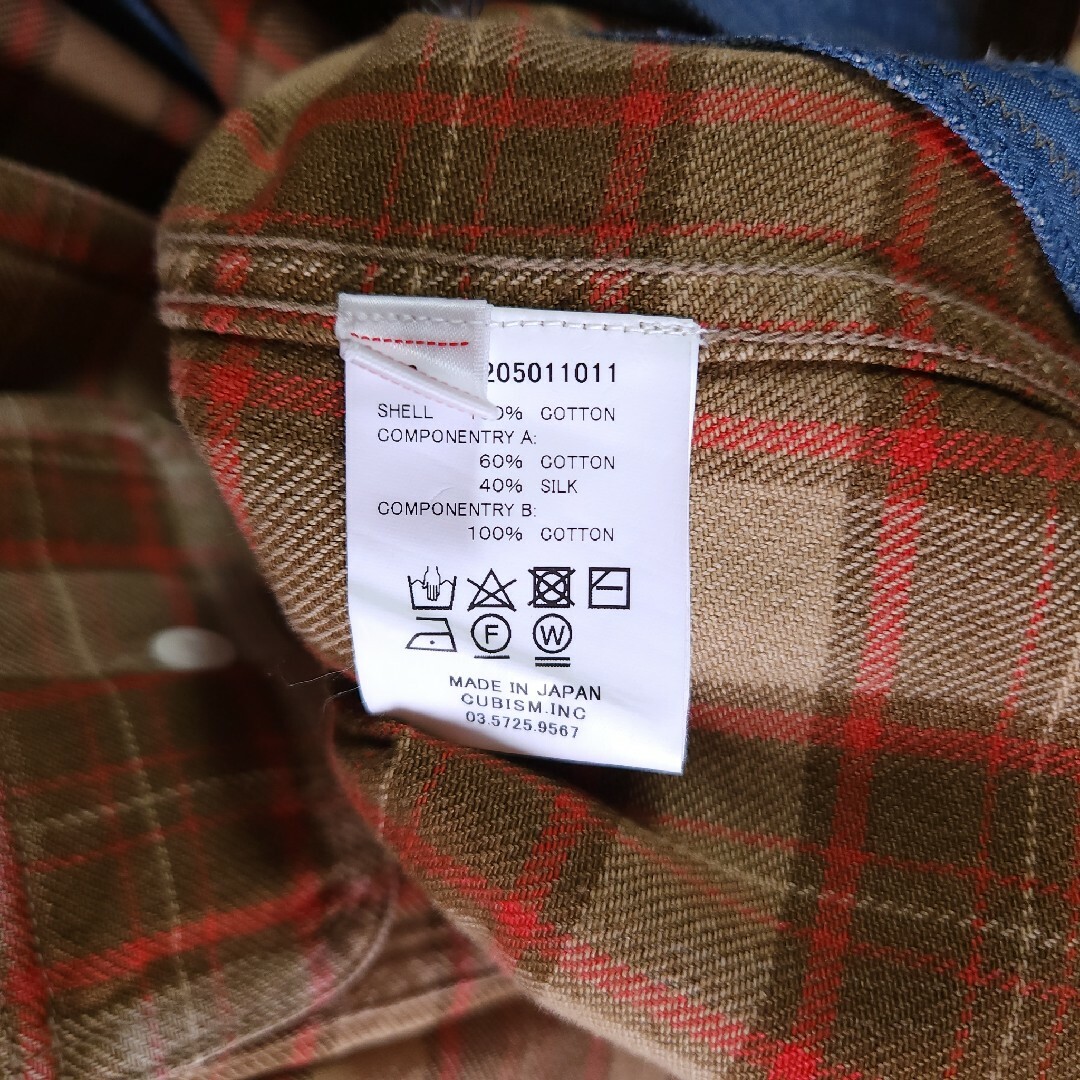 20aw visvim LUMBER CHECK L/S CRASH ネルシャツ シャツ 20aw visvim LUMBER CHECK L/S CRASH ネルシャツ シャツ