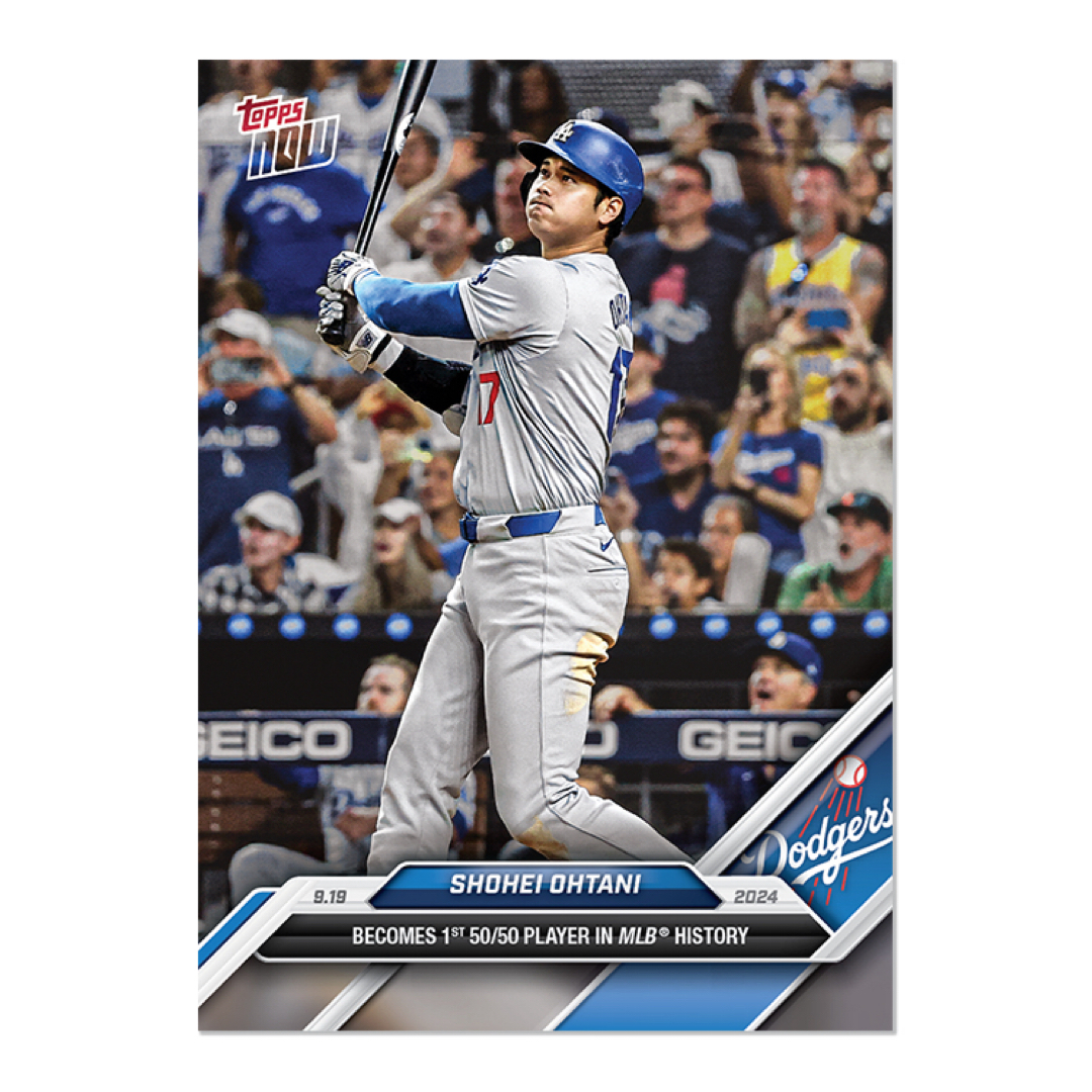 大谷翔平 MLB Topps now 50-50達成 エンタメ/ホビーのトレーディングカード(その他)の商品写真