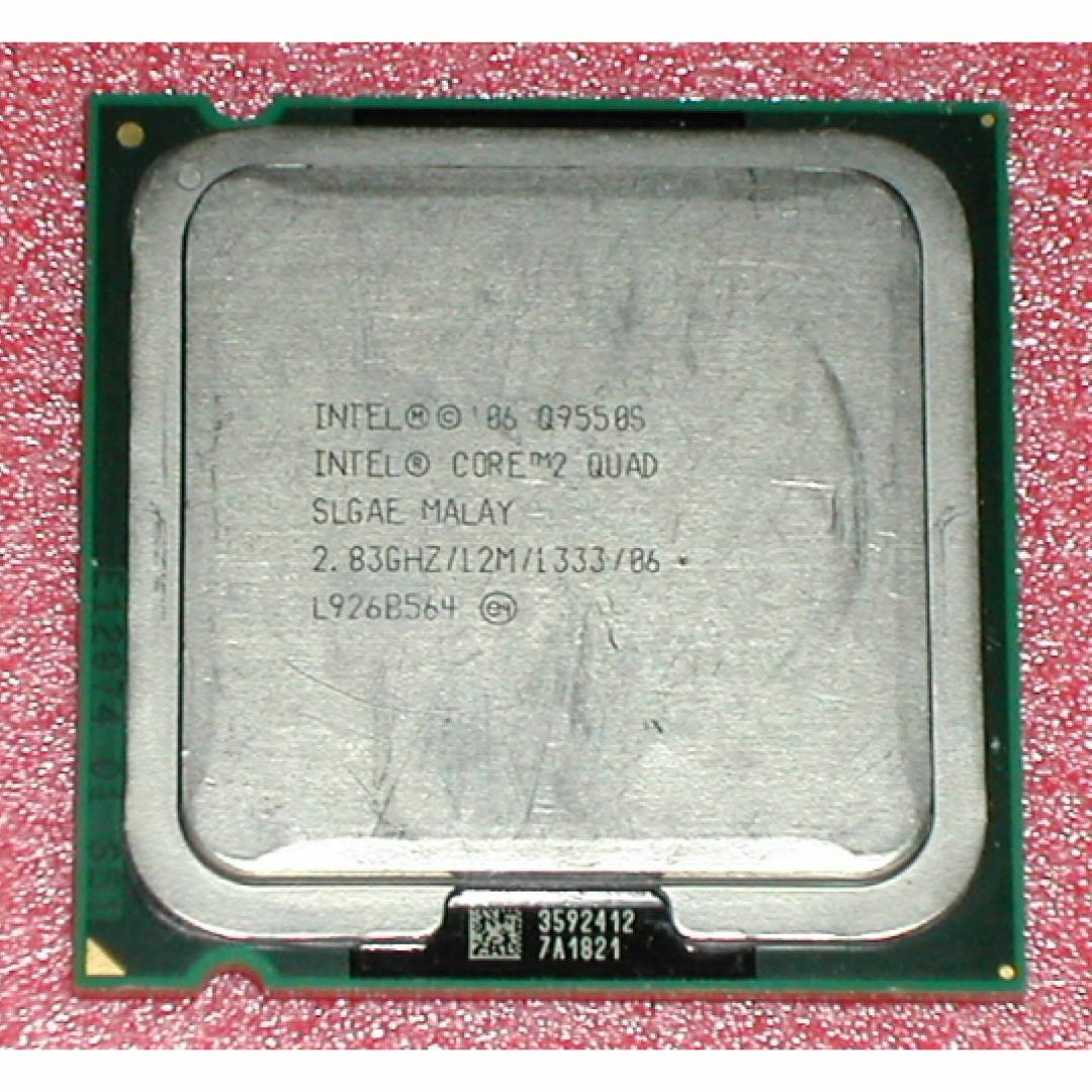 4コアCPU　Core2 Quad Q9550S　SLGAE　LGA775