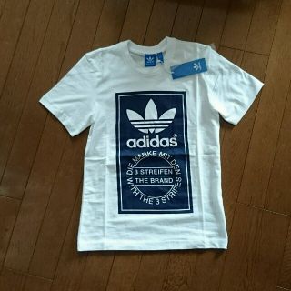 アディダス(adidas)のまあちゃ様専用☆新品未使用 adidas originals  白×濃紺 XS(Tシャツ(半袖/袖なし))