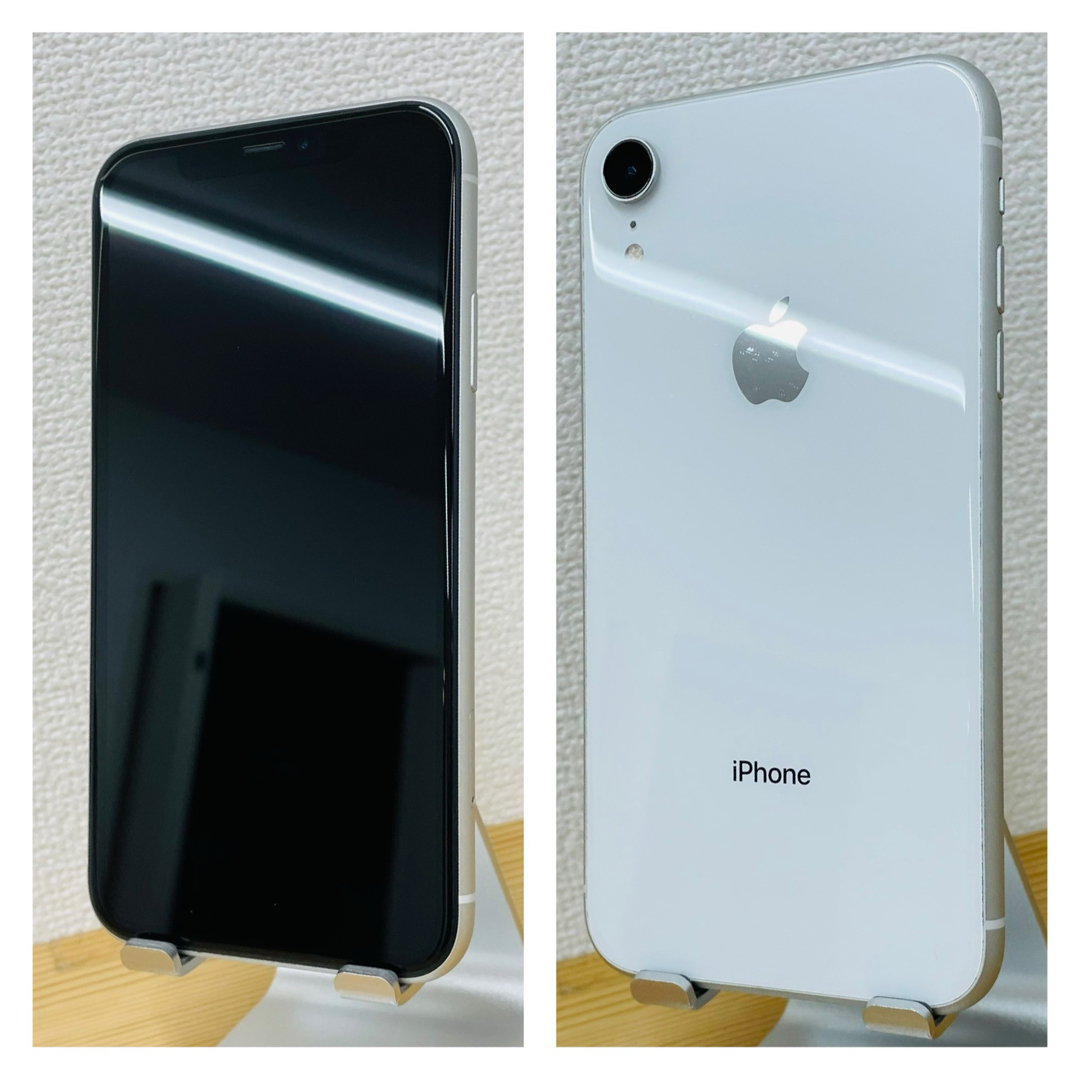 画面綺麗 100% iPhone XR ホワイト 128 GB SIMフリー 画面綺麗 100% iPhone XR ホワイト 128 GB SIMフリー