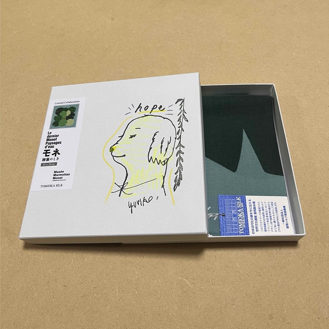 完売モネ石田ゆり子さんサイン限定パッケージ睡蓮のときシルク 完売モネ石田ゆり子さんサイン限定パッケージ睡蓮のときシルク