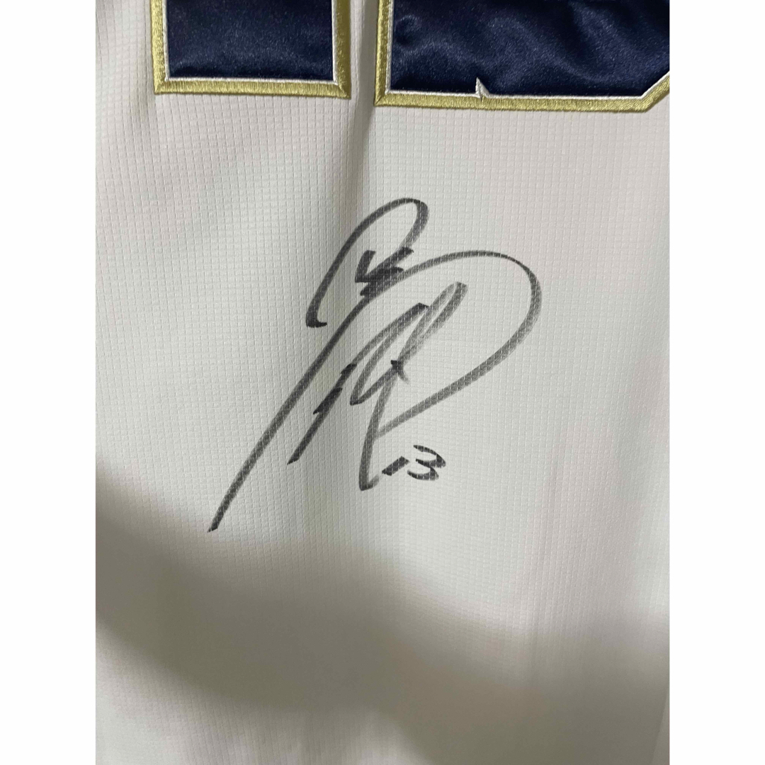 オリックスバファローズ 山岡泰輔 サイン入りユニフォーム オリックスバファローズ 山岡泰輔 サイン入りユニフォーム