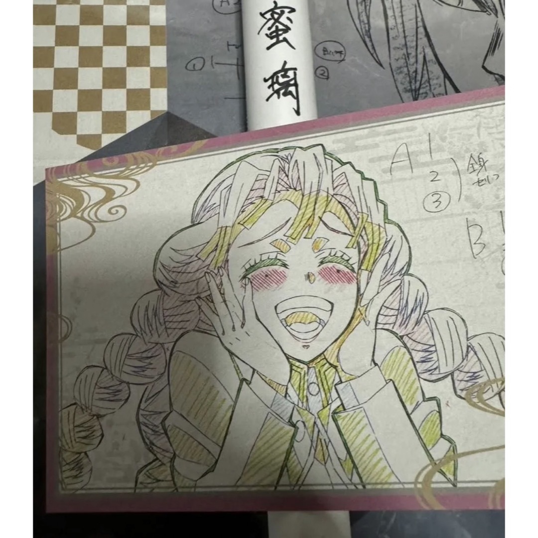鬼滅の刃 ダイニング お楽しみくじ Wチャンス B2原画ポスター 鬼滅の刃 ダイニング お楽しみくじ Wチャンス B2原画ポスター