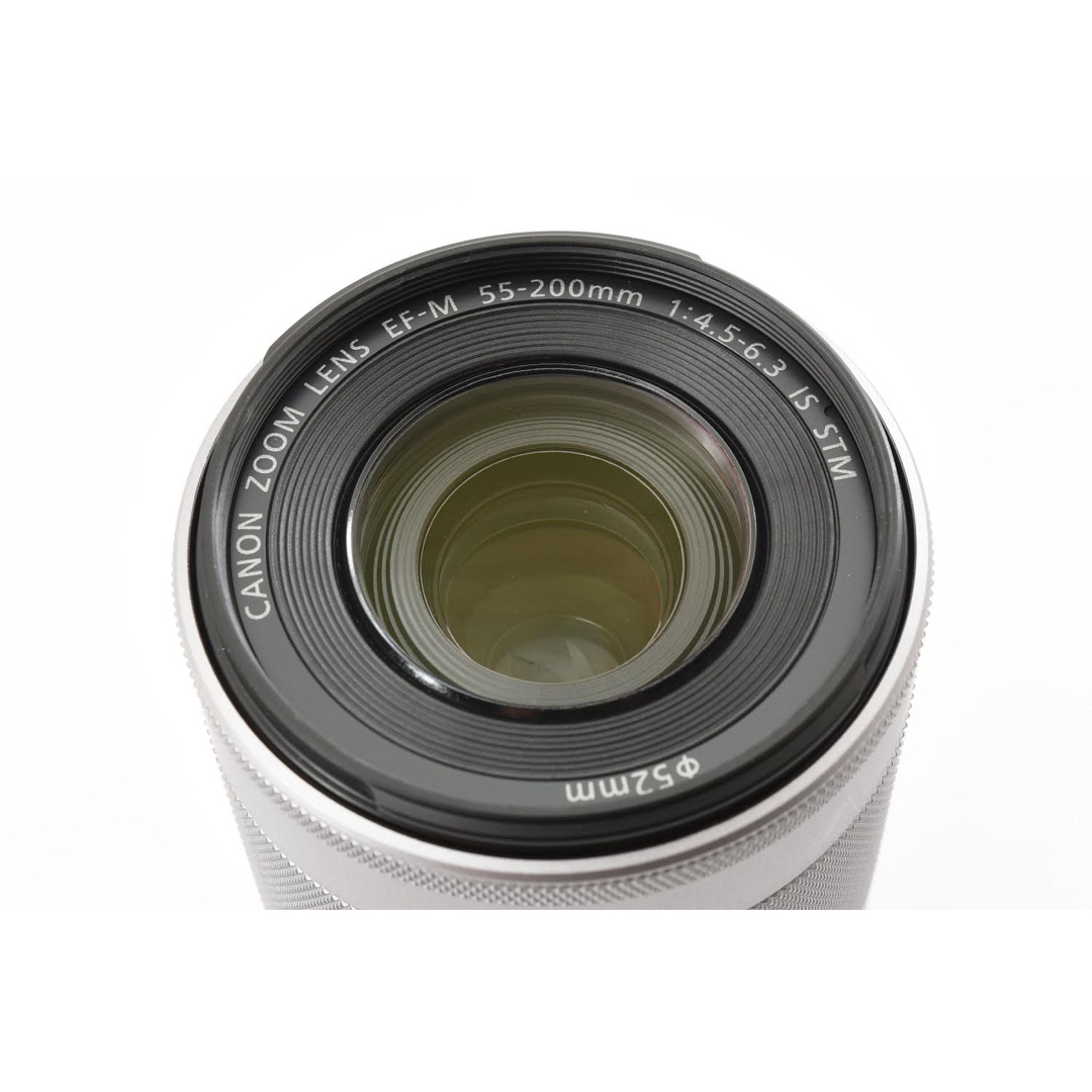 Canon シルバー キャノン 見づらく STM 55-200mm Canon シルバー キャノン 見づらく STM 55-200mm