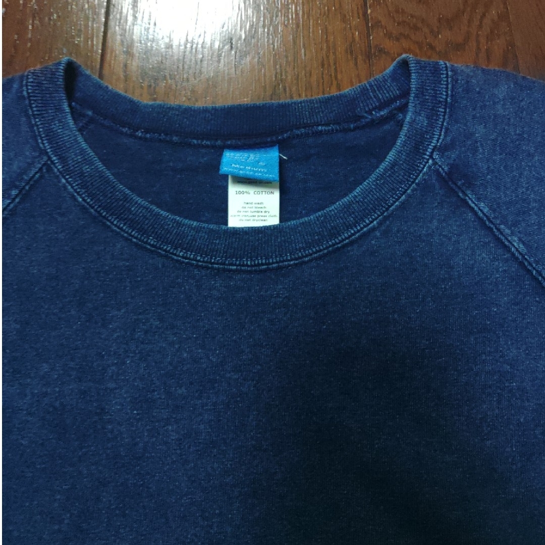 Good On - GOOD ON 七分袖 M インディゴ ベースボールTシャツの Good On - GOOD ON 七分袖 M インディゴ ベースボールTシャツの