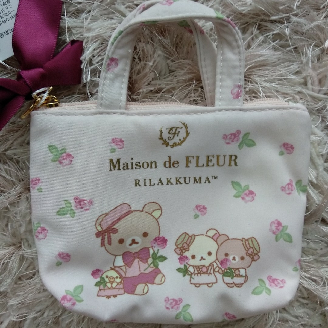 Maison de FLEUR - メゾンドフルール リラックマ トートバッグ Maison de FLEUR - メゾンドフルール リラックマ トートバッグ
