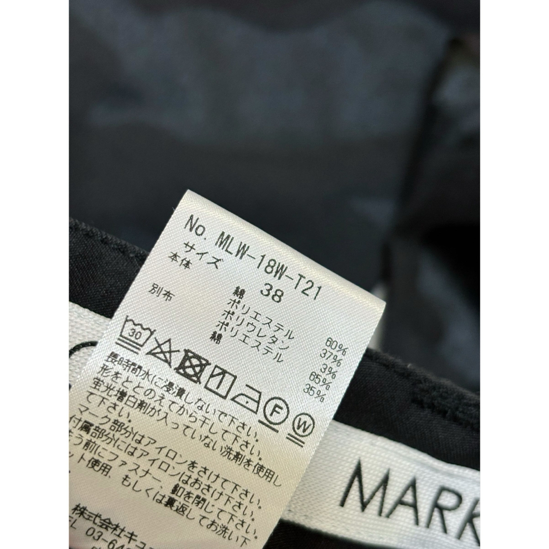 MARK&LONA マークアンドロナ パンツ レディース38 Mサイズ 黒 MARK&LONA マークアンドロナ パンツ レディース38 Mサイズ 黒
