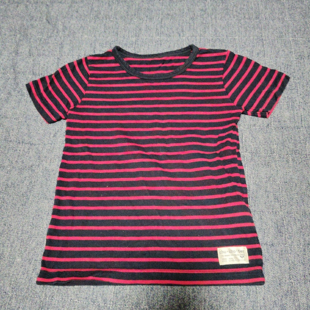 ニッセン(ニッセン)の子供服 半袖 ボーダー 120cm ニッセン Nissen キッズ/ベビー/マタニティのキッズ服女の子用(90cm~)(Tシャツ/カットソー)の商品写真