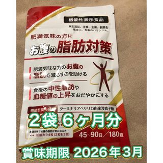 【6ヶ月分★新品未開封】お腹の脂肪対策　ダイエットサプリ　賞味期限2026年3月(ダイエット食品)
