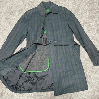 THE SUIT COMPANY - チェスターコート チェックコートの通販|ラクマ THE SUIT COMPANY - チェスターコート チェックコートの通販|ラクマ