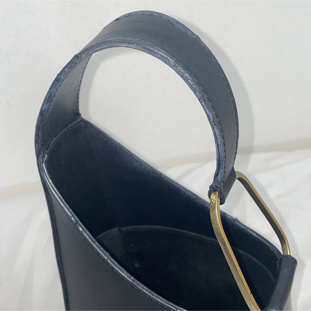 ORSETTO BAG オルセット レザー バッグ ブラック ORSETTO BAG オルセット レザー バッグ ブラック