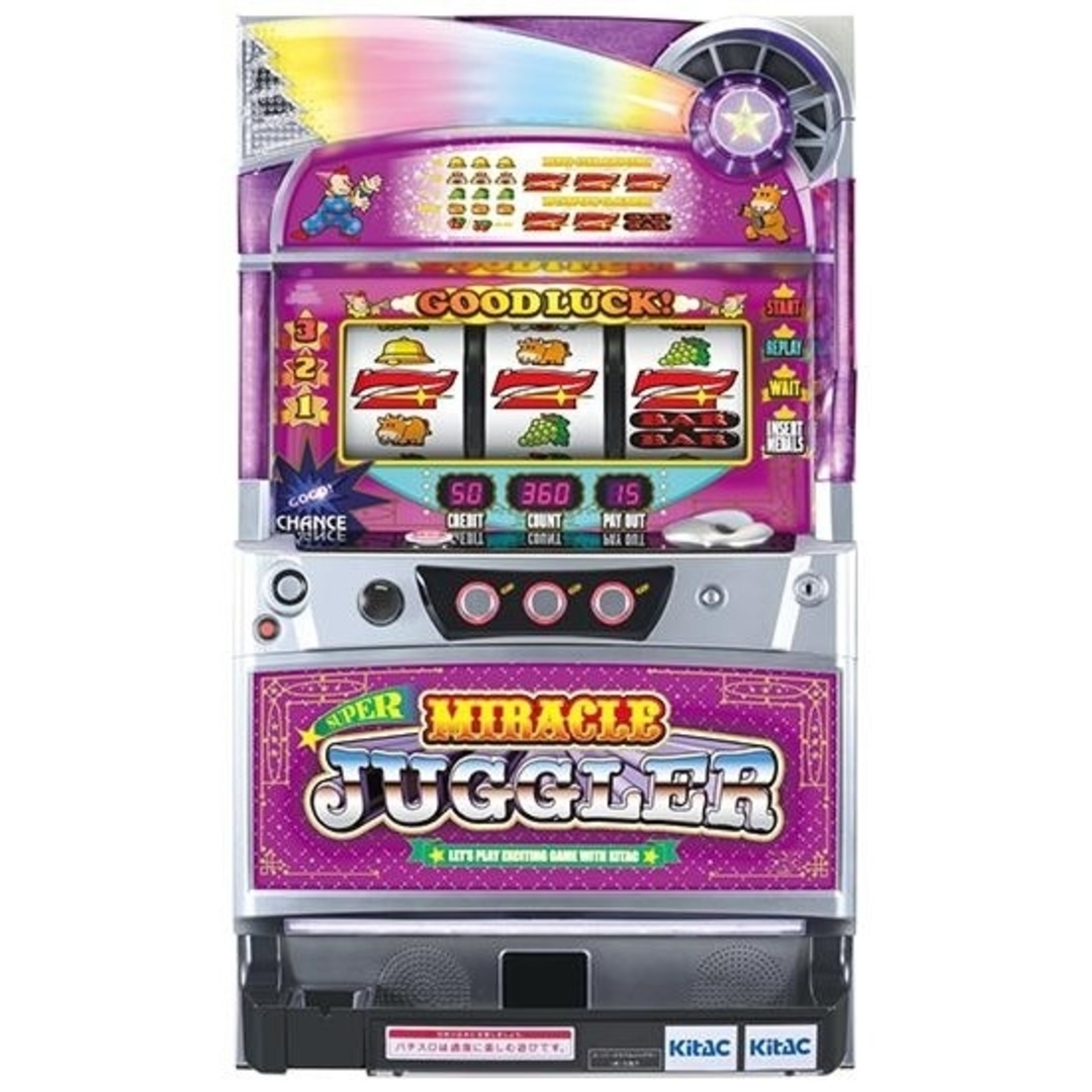 (手渡し限定)5号機スーパーミラクルジャグラー(コイン不要機付き) エンタメ/ホビーのテーブルゲーム/ホビー(パチンコ/パチスロ)の商品写真
