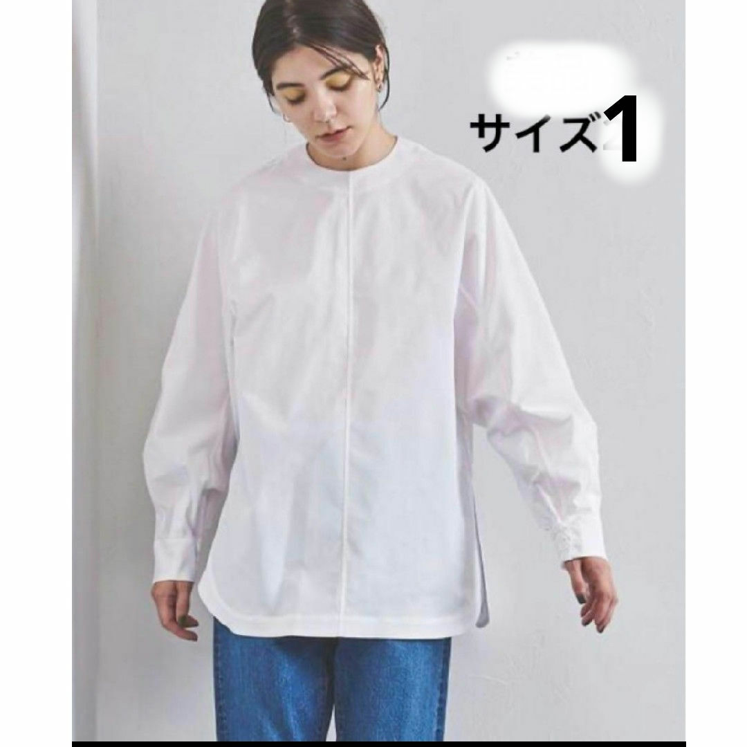 HYKE TASLAN TWILL TOP 1 タスランツイル ブラウス 白 HYKE TASLAN TWILL TOP 1 タスランツイル ブラウス 白