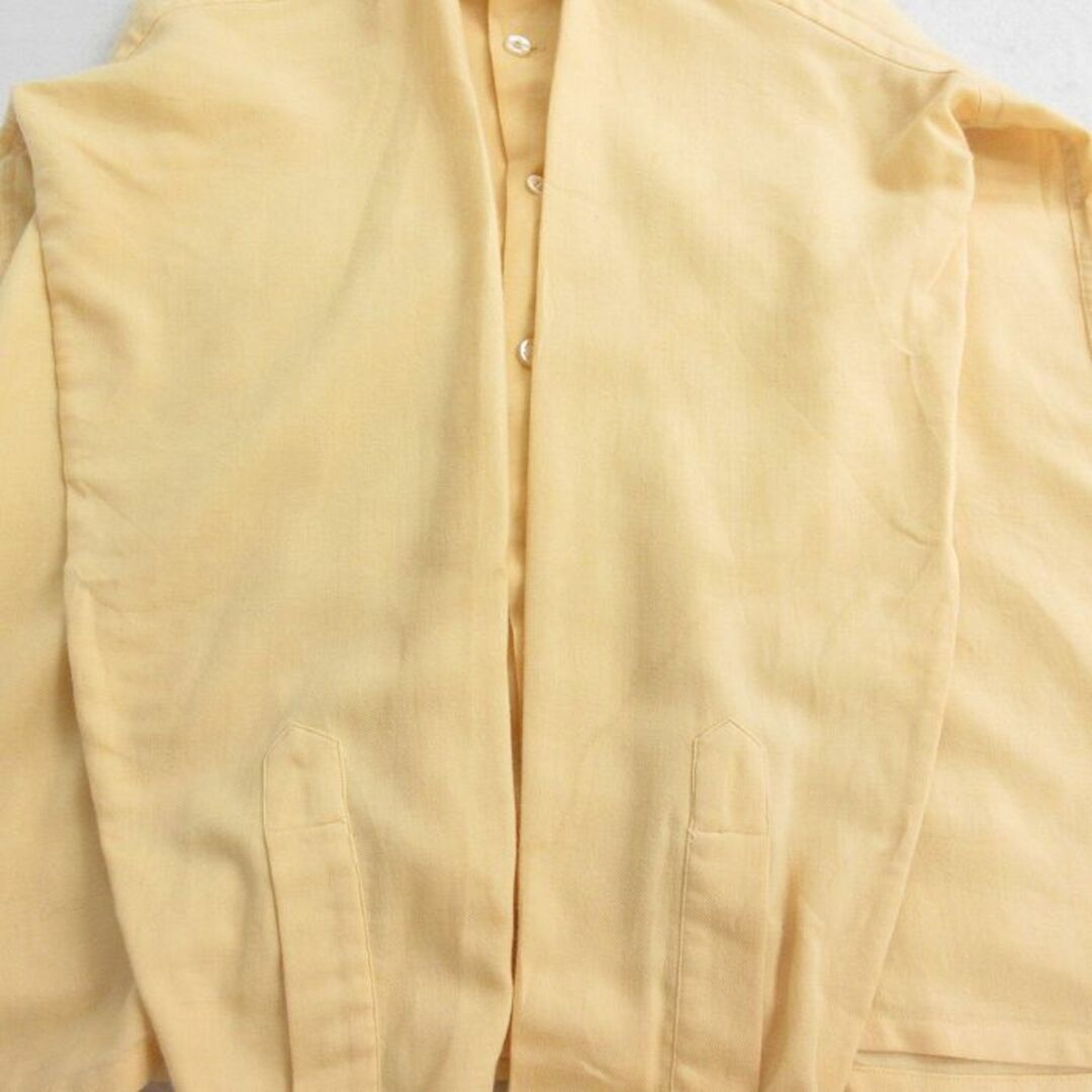 L☆古着 長袖 ビンテージ ウール シャツ メンズ 60年代 60s 開襟 L☆古着 長袖 ビンテージ ウール シャツ メンズ 60年代 60s 開襟