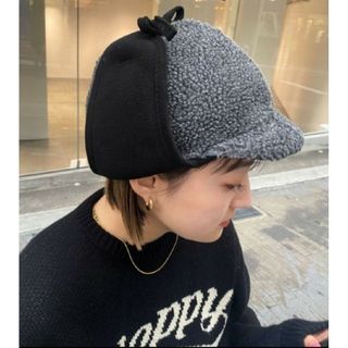 フーズフーギャラリー(WHO'S WHO gallery)のWHO'S WHO gallery　ボアフライトキャップ　防寒(キャップ)