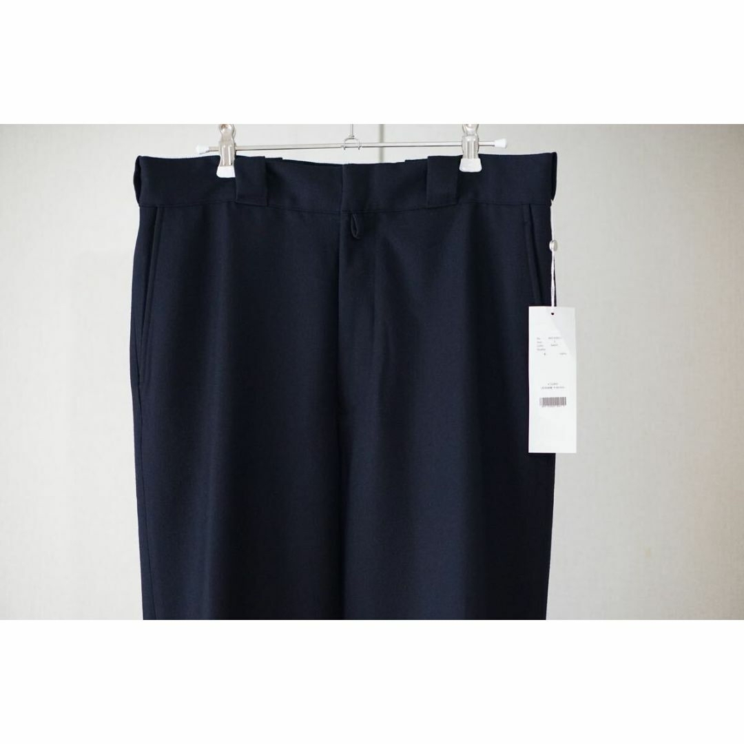 新品 24AW COMOLI ウールサージパンツ(navy)3 新品 24AW COMOLI ウールサージパンツ(navy)3