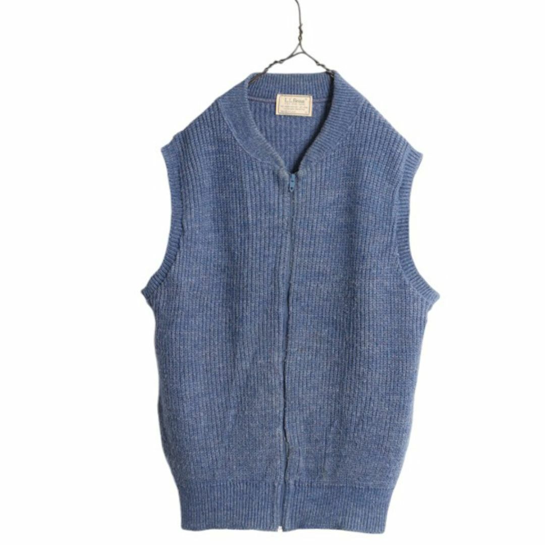 福袋売れ残りセール 80s - L.L.Bean USA製 ニット ウール フルジップ エルエルビーン 男性用