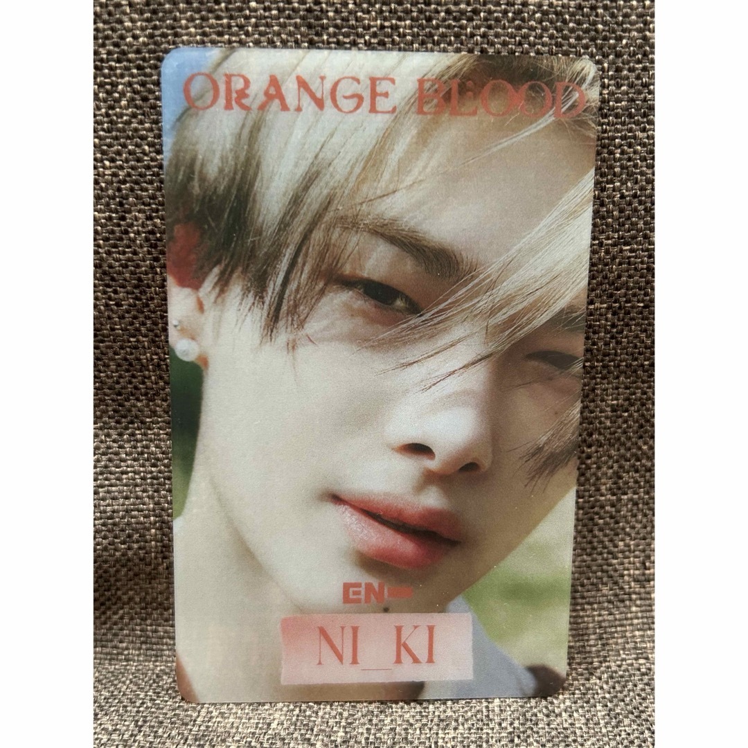 ENHYPEN - ENHYPEN ORANGEBLOOD kpopmerchトレカ ニキの通販 by ENHYPEN - ENHYPEN ORANGEBLOOD kpopmerchトレカ ニキの通販 by
